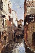 Levitan, Isaak Canal in Venice oil painting artist